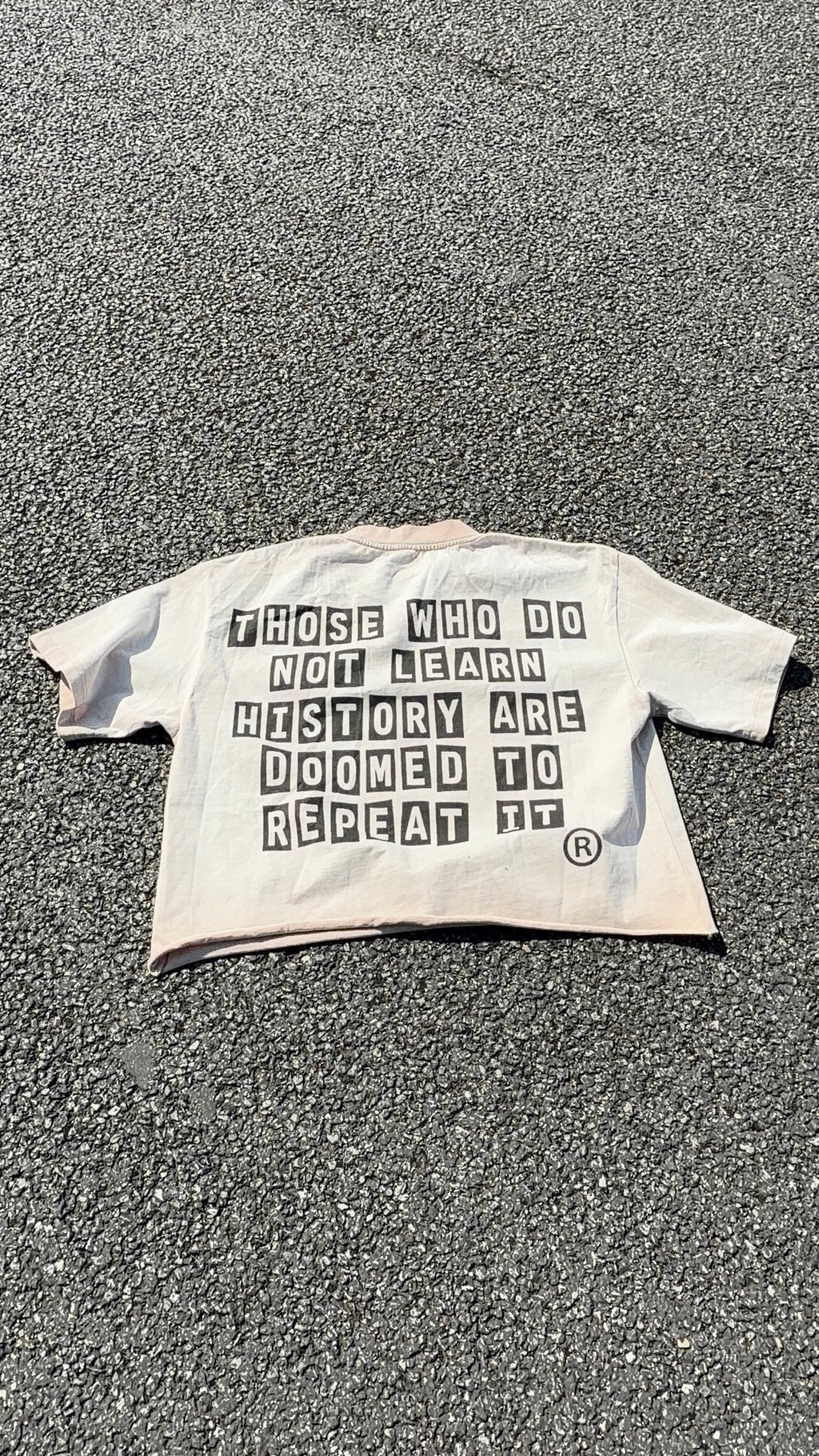"CIVIL WAR" Graphic Tee. (Beige)