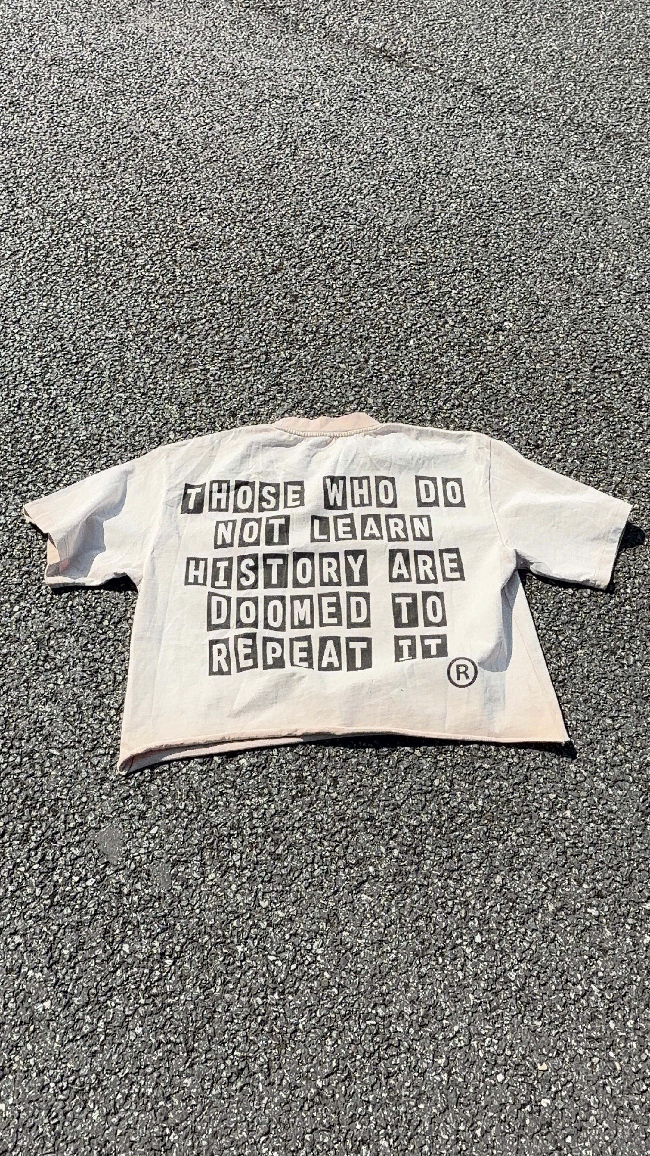 "CIVIL WAR" Graphic Tee. (Beige)