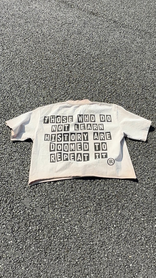 "CIVIL WAR" Graphic Tee. (Beige)