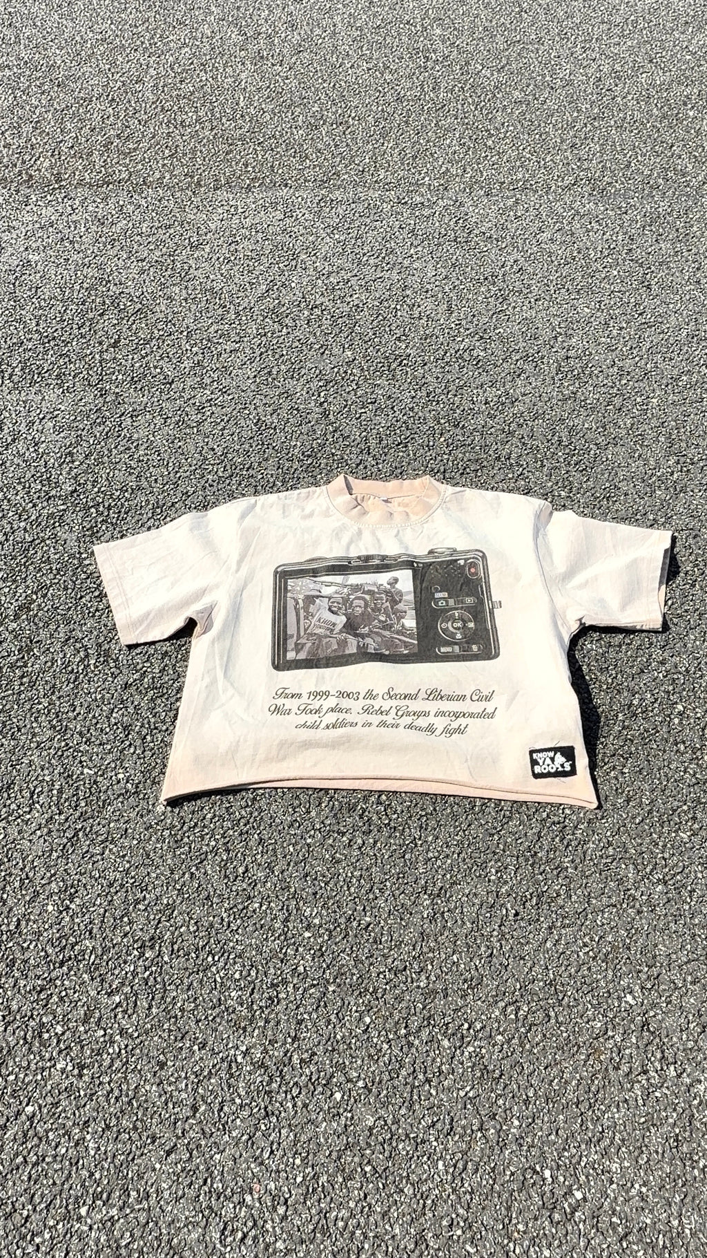 "CIVIL WAR" Graphic Tee. (Beige)