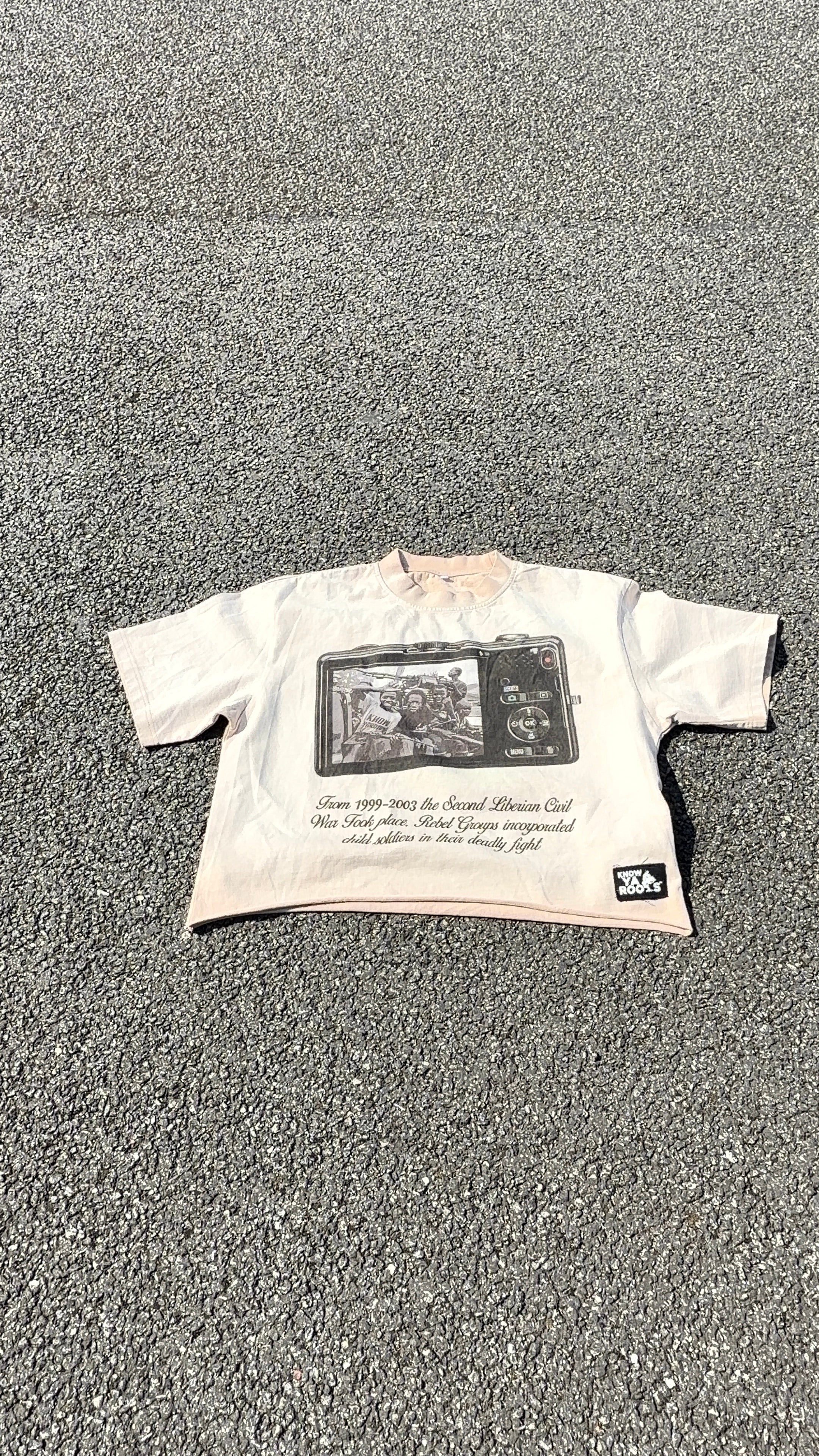 "CIVIL WAR" Graphic Tee. (Beige)