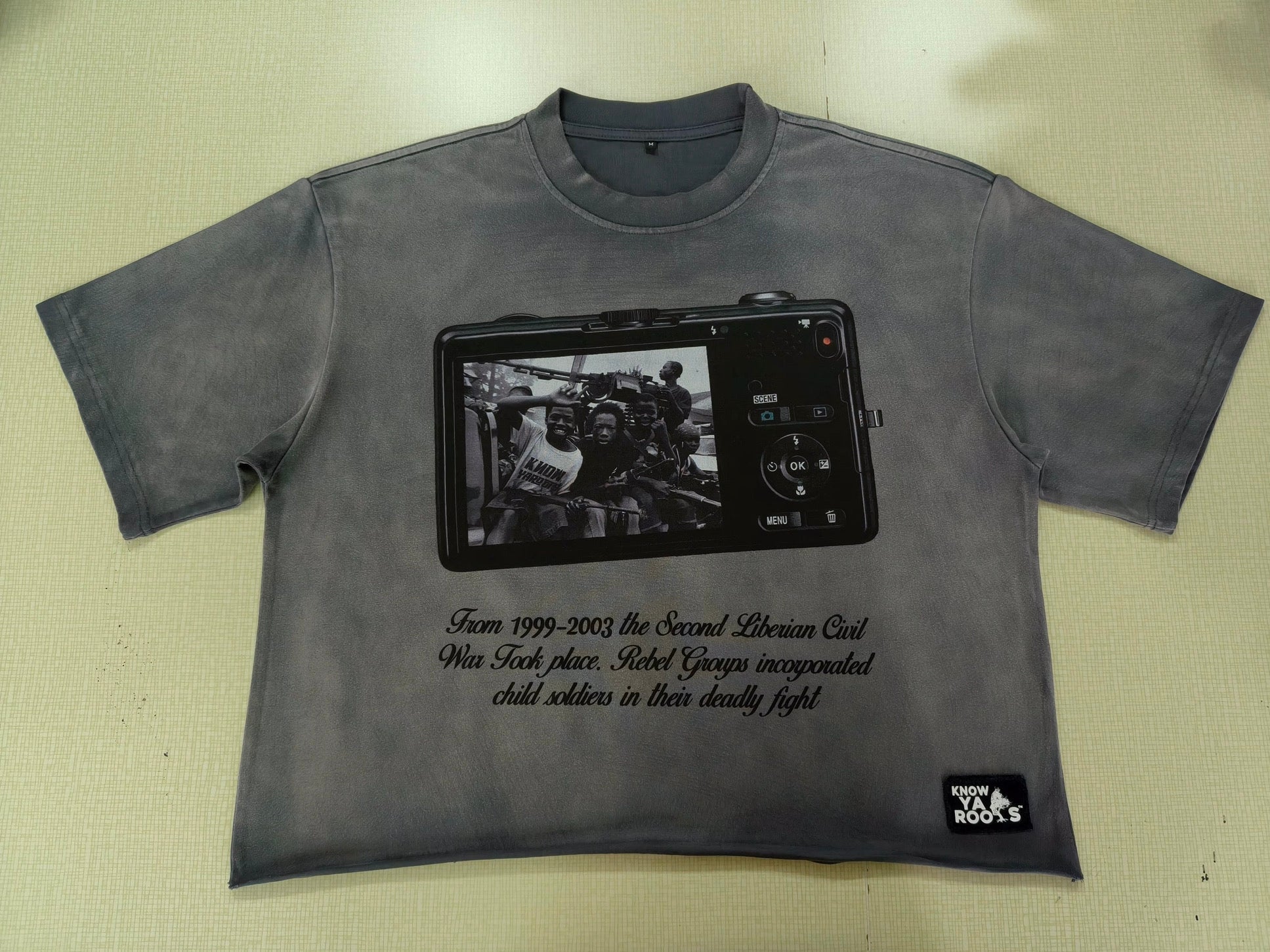 "CIVIL WAR" Graphic Tee. (Grey)